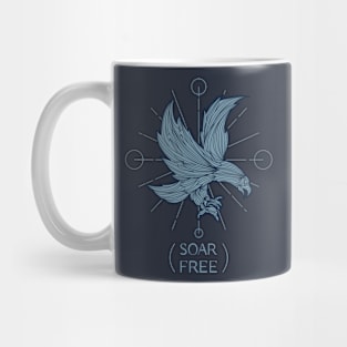 Cool Falcon Bird Soar Free Mug